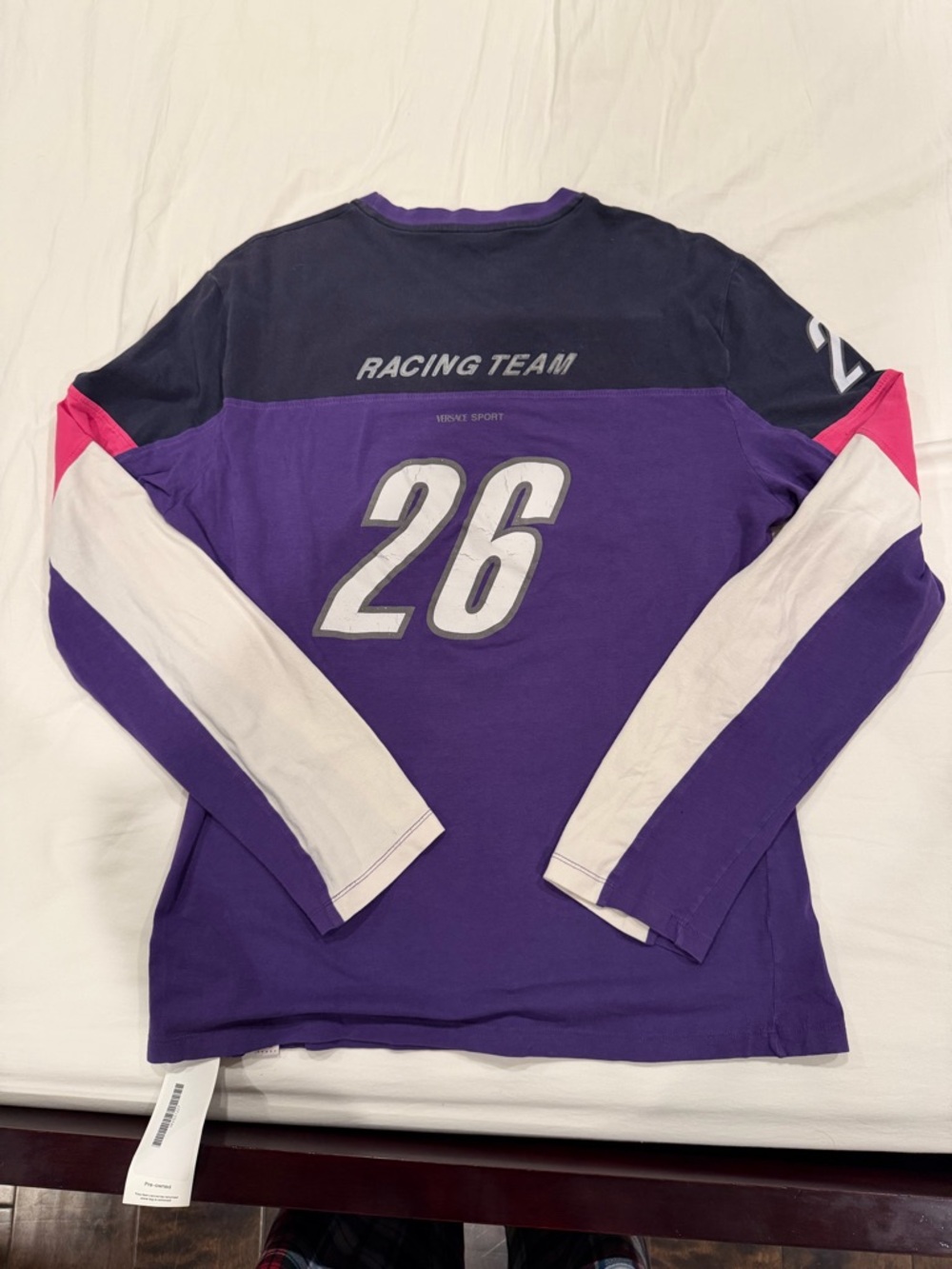 Versace race vintage long sleeve shirt